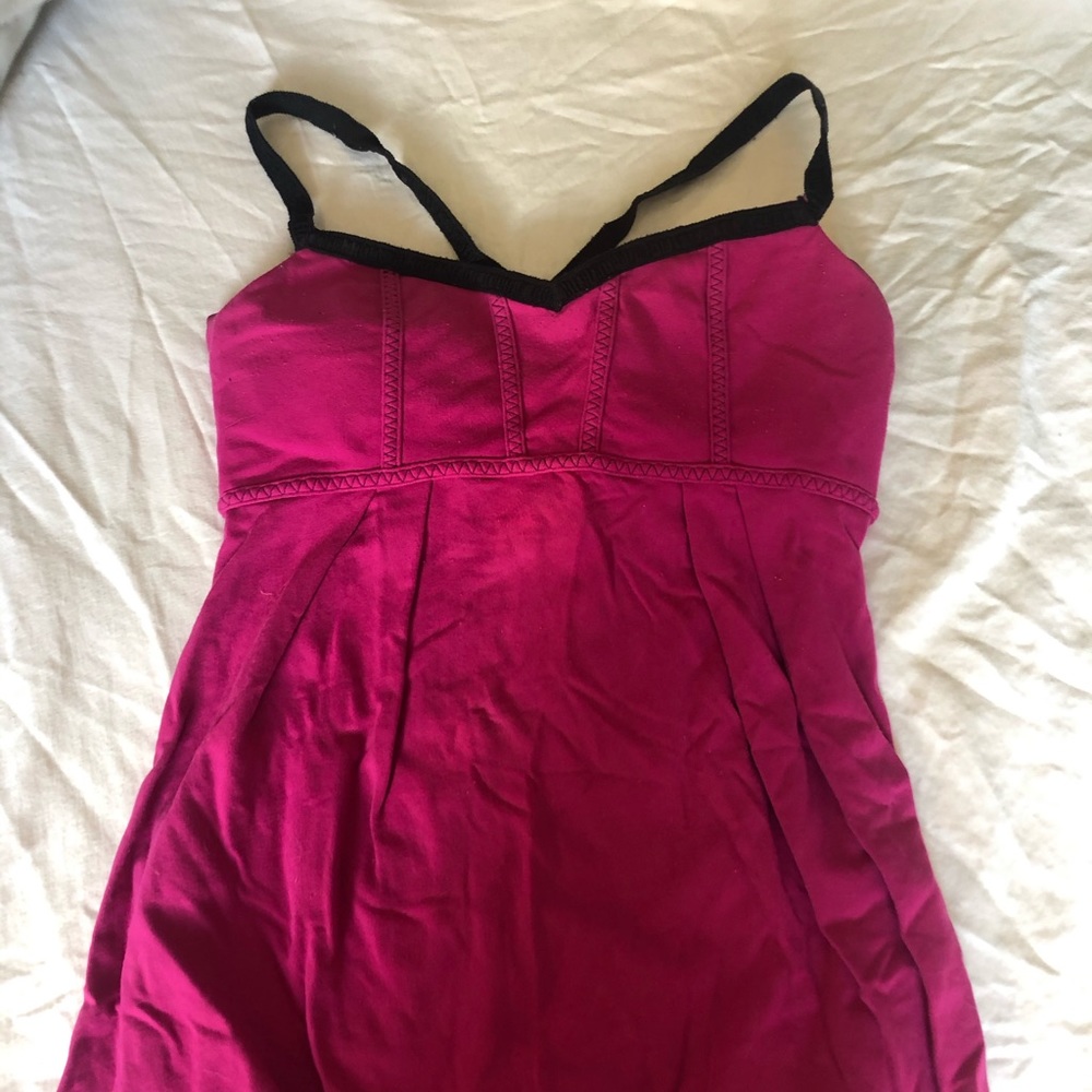 3/$20 Pink lululemon tank top